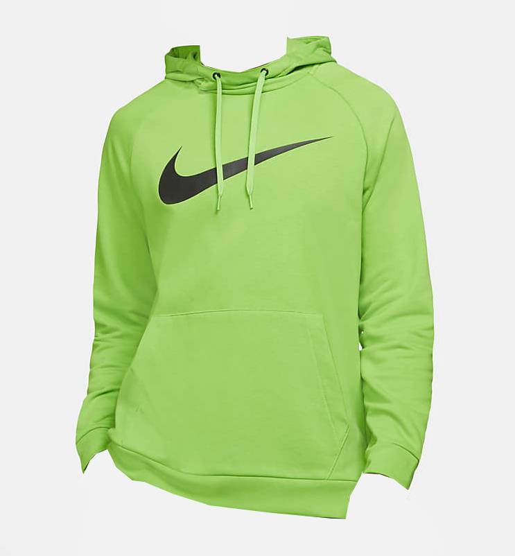 Nike Sweatshirt Dri-Fit Swoosh CZ2425 Vert Standard Fit ...